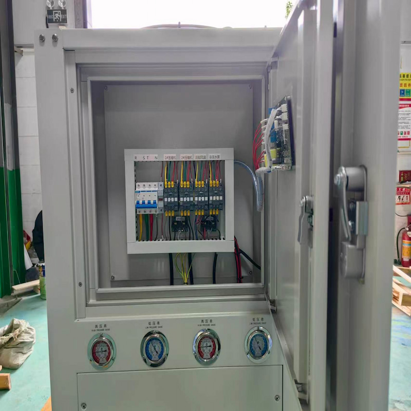 Dual Scroll Compressors and PLC Controller